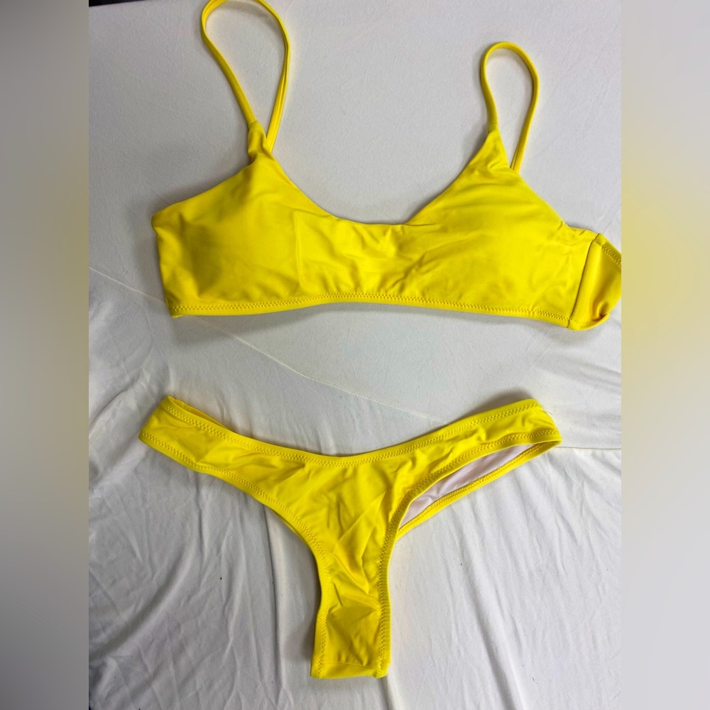 Yellow Thong Bikini